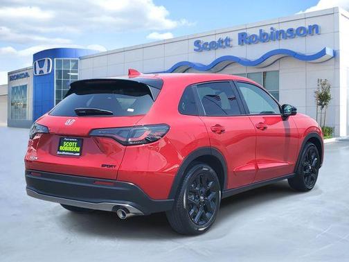 Red 2025 Honda HR-V Sport