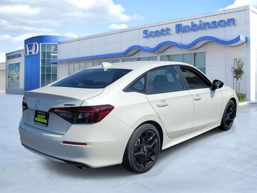 Platinum White Pearl 2026 Honda Civic Sport