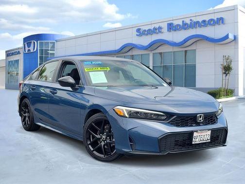 Blue Lagoon 2025 Honda Civic Sport