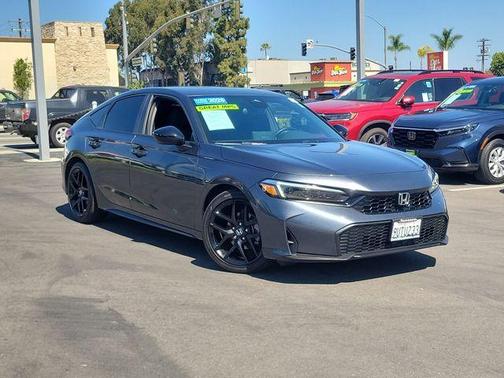 Meteorite Gray Metallic 2025 Honda Civic Sport
