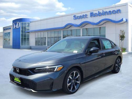 Meteorite Gray Metallic 2026 Honda Civic Hybrid Sport Touring