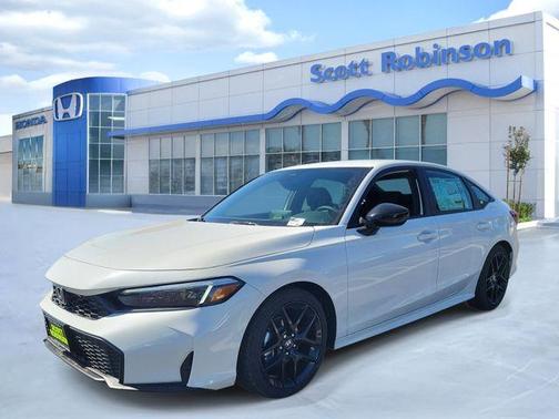 Platinum White Pearl 2026 Honda Civic Sport