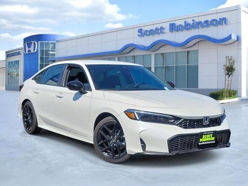 Platinum White Pearl 2026 Honda Civic Sport