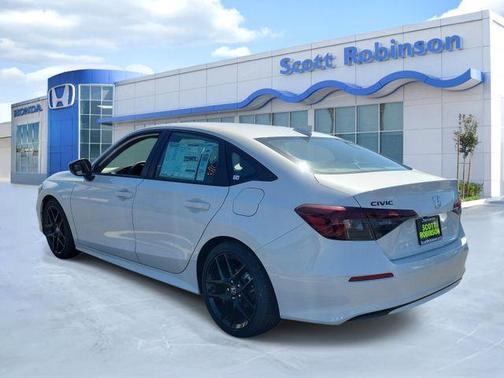 Platinum White Pearl 2026 Honda Civic Sport