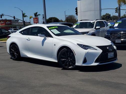 Ultra White 2025 Lexus RC 350 F Sport