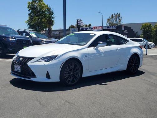 Ultra White 2025 Lexus RC 350 F Sport