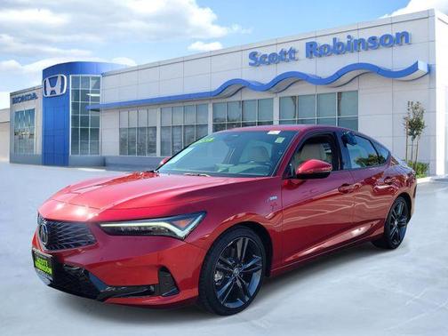 Performance Red Pearl 2025 Acura Integra A-Spec Technology