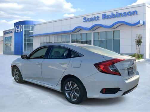 Taffeta White 2018 Honda Civic LX
