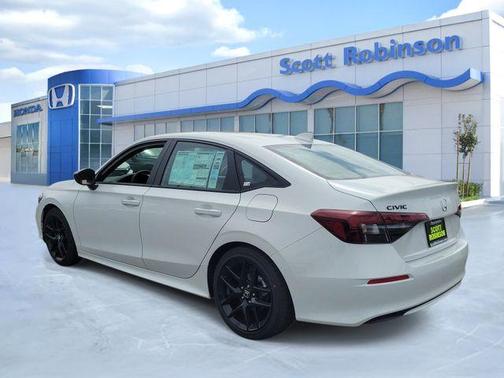 Platinum White Pearl 2026 Honda Civic Sport