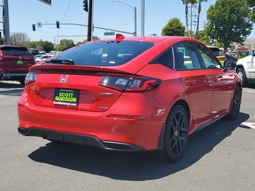 Rallye Red 2025 Honda Civic Hybrid Sport