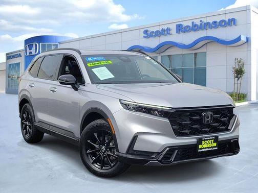 Solar Silver Metallic 2026 Honda CR-V Hybrid Sport-L