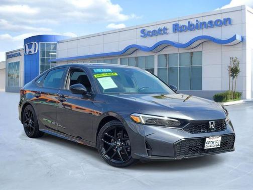 Meteorite Gray Metallic 2025 Honda Civic Sport