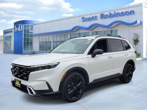Platinum White Pearl 2026 Honda CR-V Hybrid Sport Touring