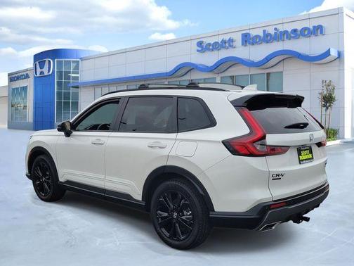 Platinum White Pearl 2026 Honda CR-V Hybrid Sport Touring