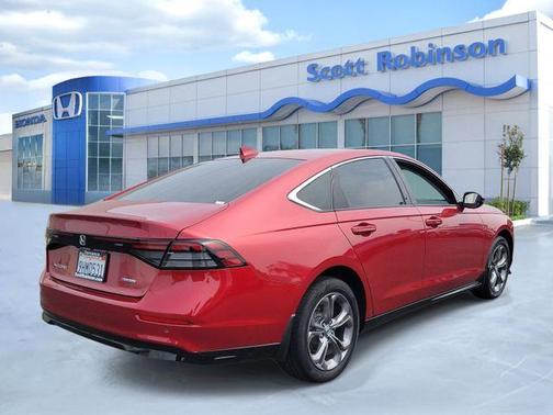 Radiant Red Metallic 2023 Honda Accord Hybrid EX-L