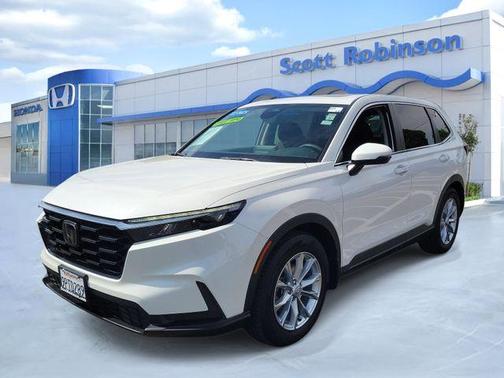 Platinum White Pearl 2025 Honda CR-V EX