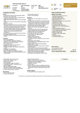 2016 Chevrolet Trax LT