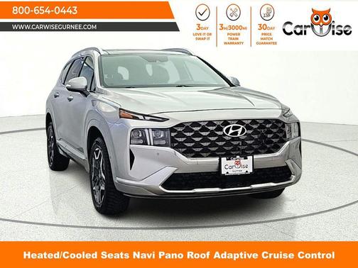 Shimmering Silver Pearl 2021 Hyundai SANTA FE Ultimate Calligraphy