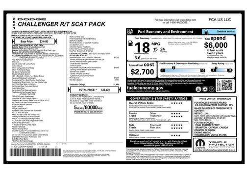 2021 Dodge Challenger R/T Scat Pack