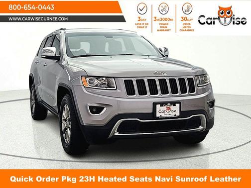 Billet Silver Metallic Clearcoat 2015 Jeep Grand Cherokee Limited