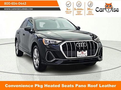 Black Metallic 2021 Audi Q3 45 S line Premium