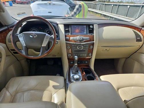 Hermosa Blue 2017 INFINITI QX80 Base