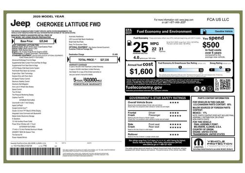 2020 Jeep Cherokee Latitude