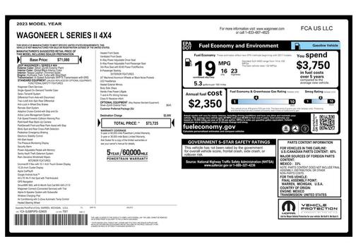 2023 Jeep Wagoneer L Series II 4x4