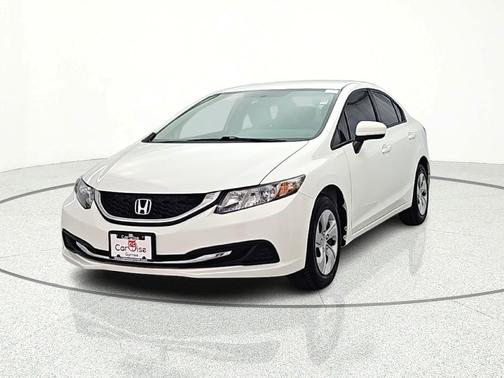 Taffeta White 2015 Honda Civic LX