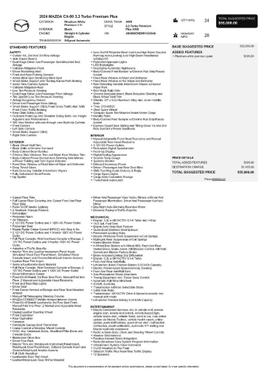 2024 Mazda CX-90 3.3 Turbo Premium Plus