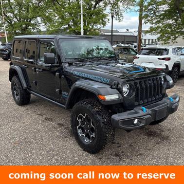 Black Clearcoat 2021 Jeep Wrangler Unlimited 4xe Rubicon