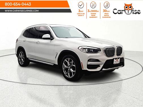 White 2020 BMW X3 xDrive30i