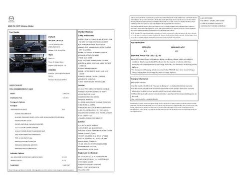 Deep Crystal Blue Mica 2025 Mazda CX-90 3.3 Turbo Preferred