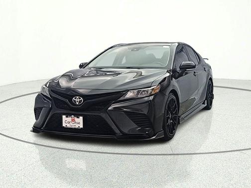 Midnight Black Metallic 2021 Toyota Camry TRD