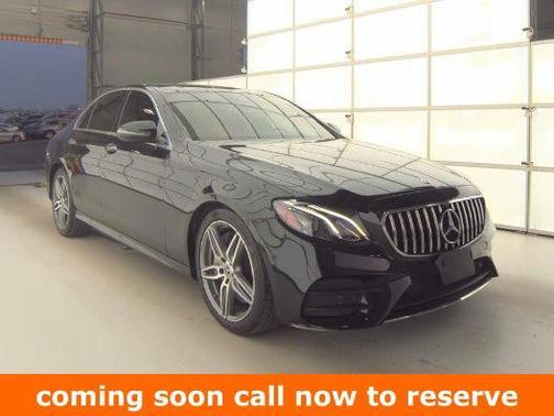 Black 2018 Mercedes-Benz E-Class 4MATIC