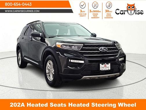 Agate Black Metallic 2023 Ford Explorer XLT