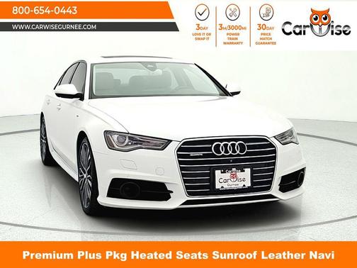 Glacier White 2017 Audi A6 2.0T Premium Plus