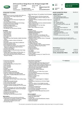 White 2019 Land Rover Range Rover 3.0L V6 Supercharged HSE