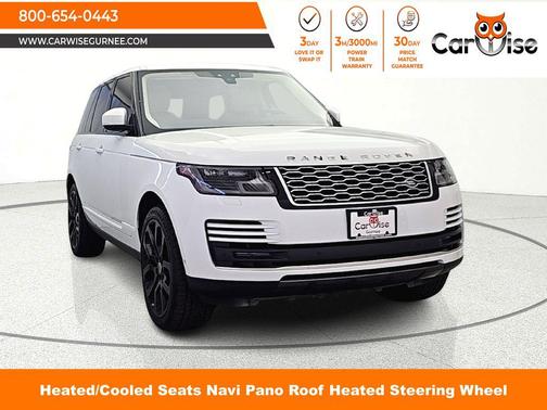 White 2019 Land Rover Range Rover 3.0L V6 Supercharged HSE