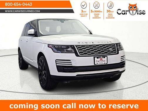 White 2019 Land Rover Range Rover 3.0L V6 Supercharged HSE