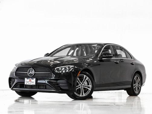 Black 2021 Mercedes-Benz E-Class 4MATIC