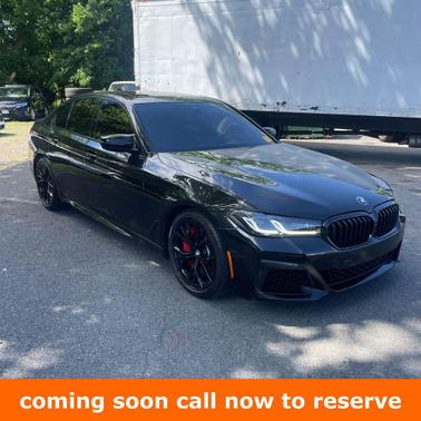 Black Sapphire Metallic 2021 BMW M550 i Xdrive