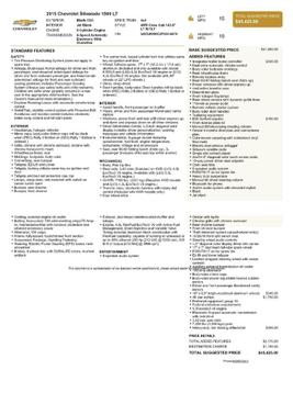 2015 Chevrolet Silverado 1500 1LT