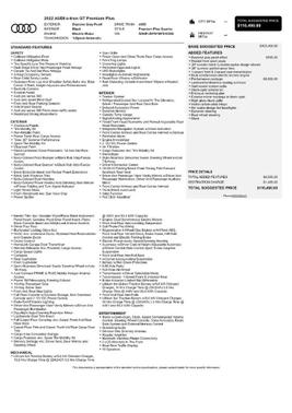 Daytona Gray Pearl Effect 2022 Audi e-tron GT Premium Plus