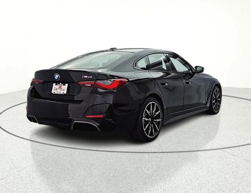 Black Sapphire Metallic 2022 BMW i4 Gran Coupe M50