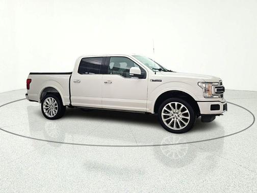 White Platinum Metallic Tri-Coat 2019 Ford F-150 Limited