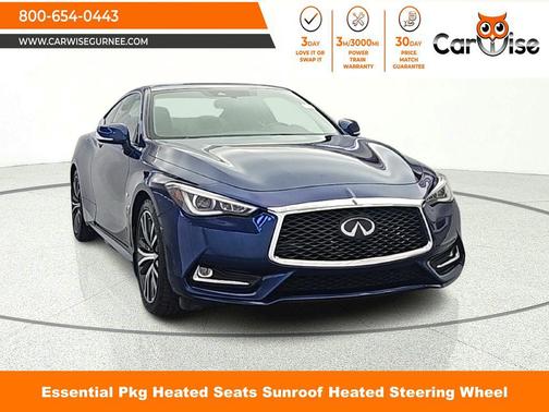 Iridium Blue 2019 INFINITI Q60 3.0T LUXE