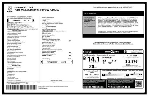 Black Clearcoat 2019 RAM 1500 SLT