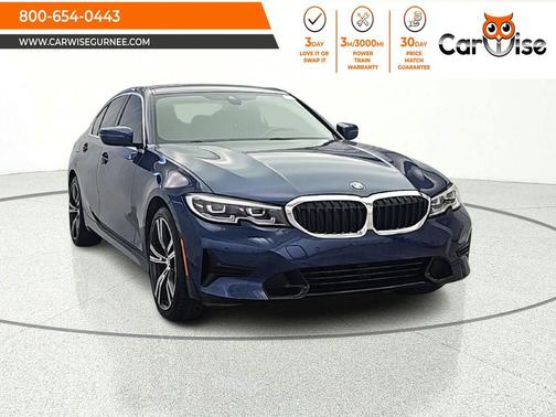 Blue 2021 BMW 330 xDrive