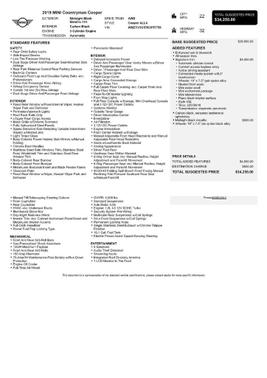 2019 MINI Countryman Cooper ALL4